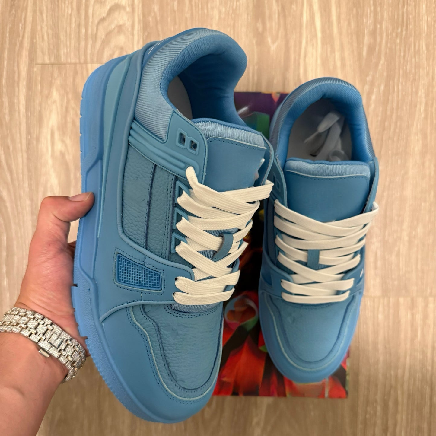 Blue Trainers