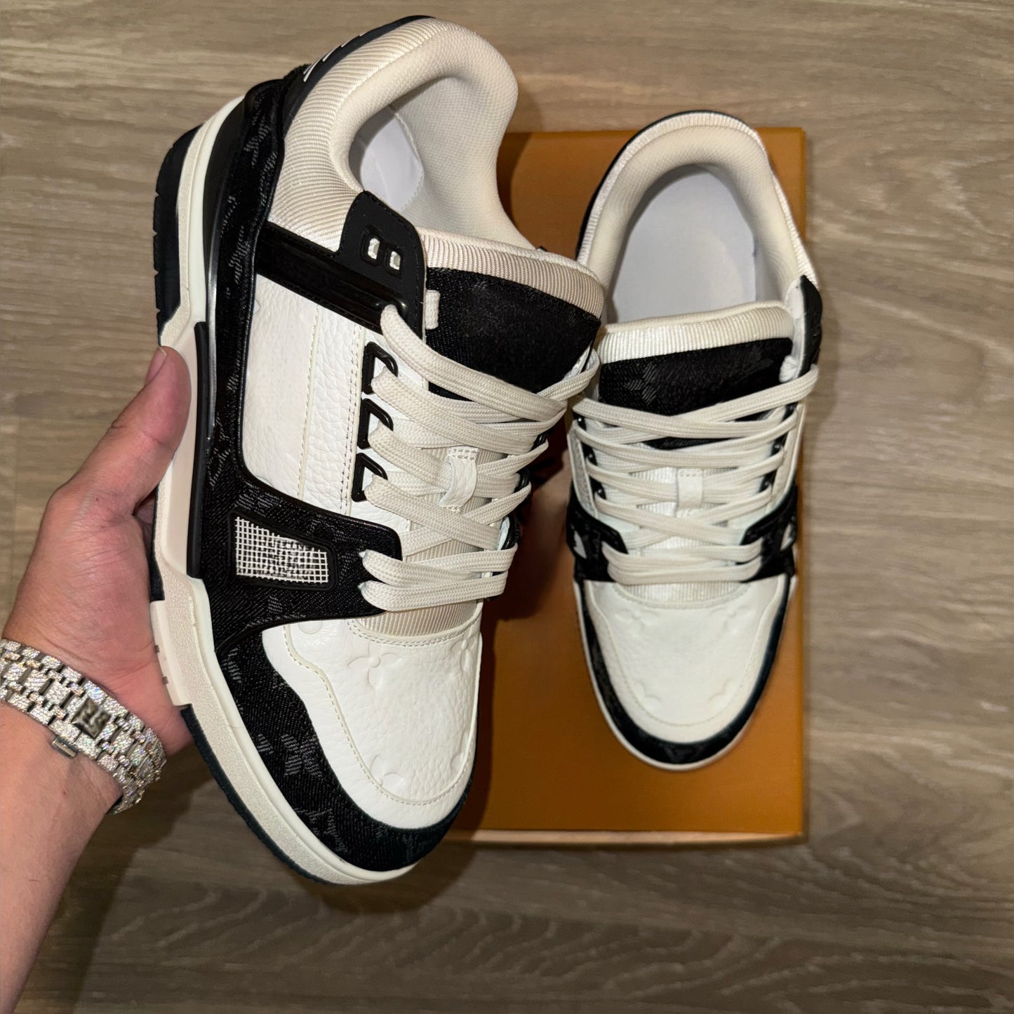 Black and White Trainers